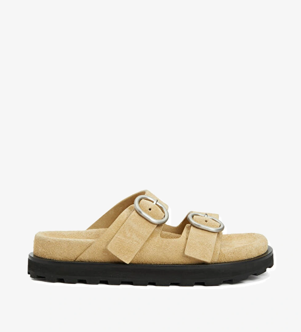 Jil Sander Camel Kadın Deri Sandalet model görseli