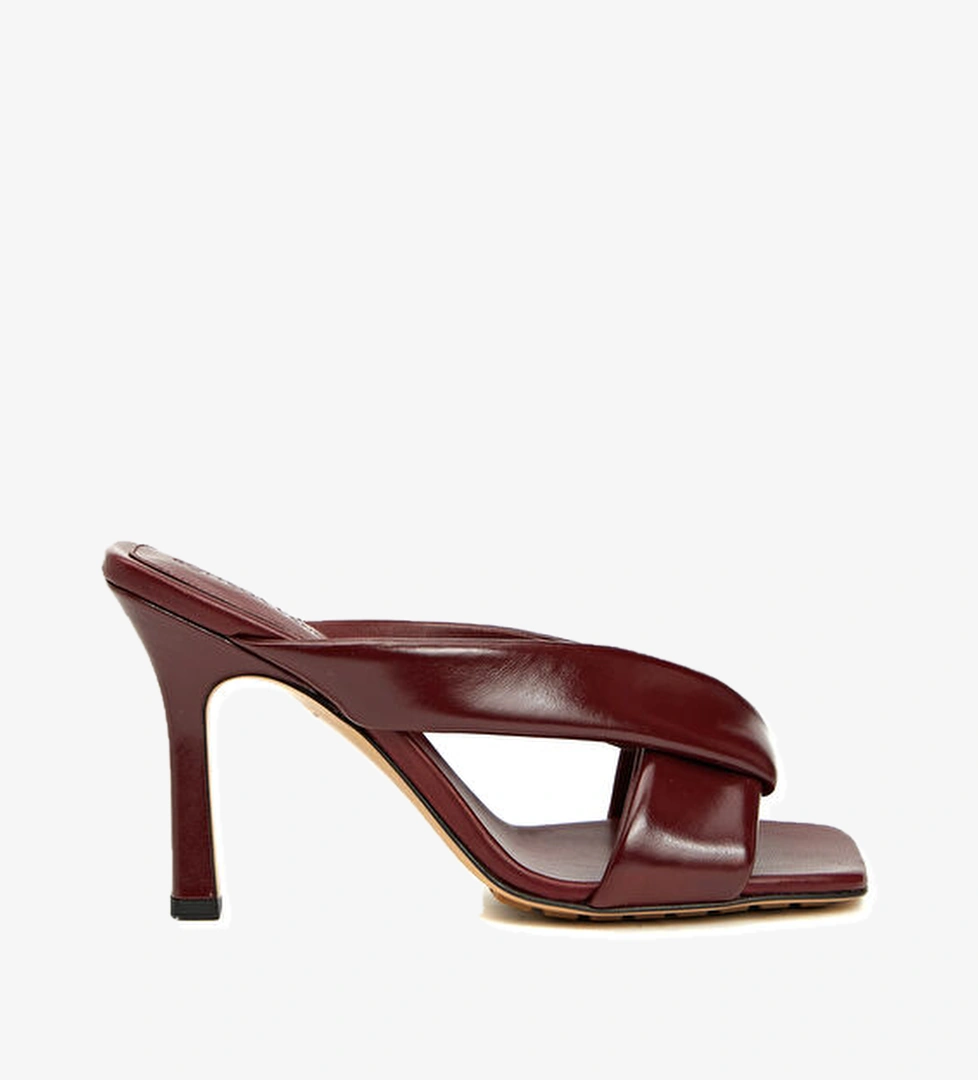 Riva Bordo Kadın Deri Terlik - Görsel 1