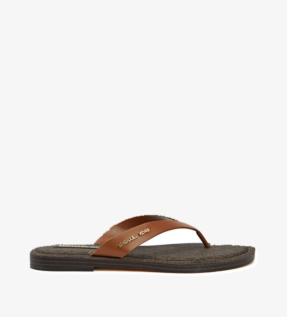 Taba Kadın Deri Terlik - Görsel 1