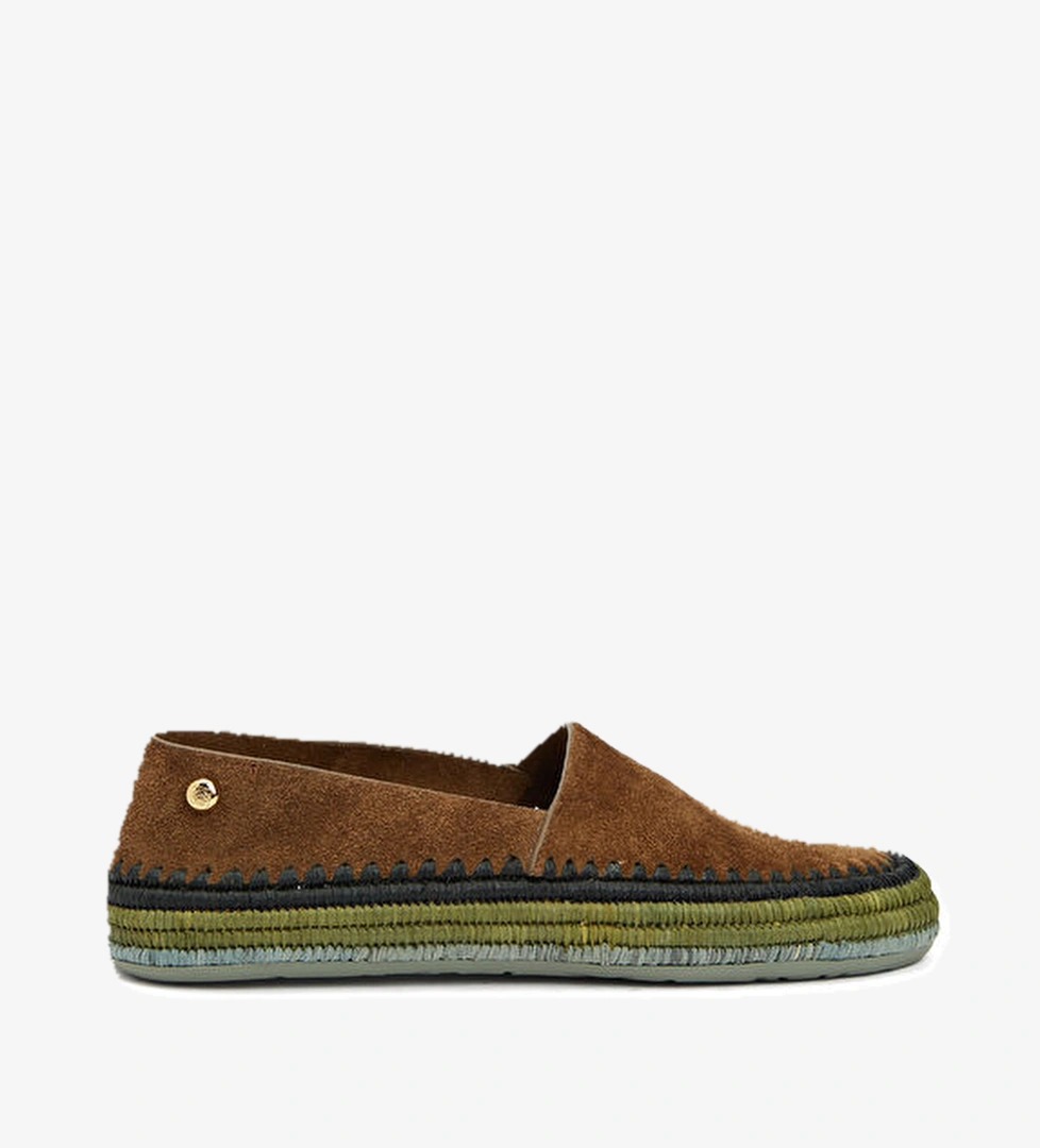 Loewe X Paula's Ibiza x Paula's Ibiza Kahverengi Kadın Deri Espadril model görseli