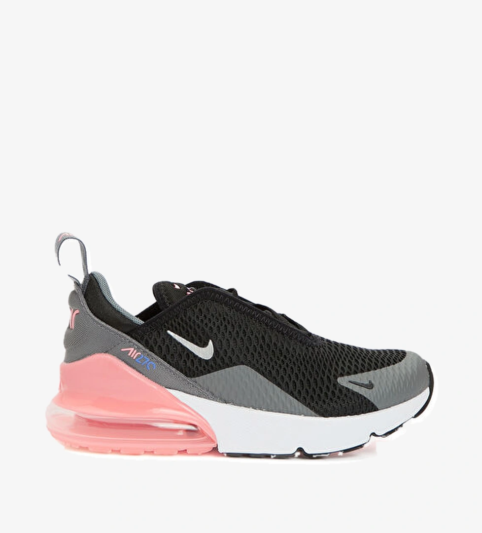Nike Air Max 270 Siyah Silver Erkek Çocuk Sneaker model görseli
