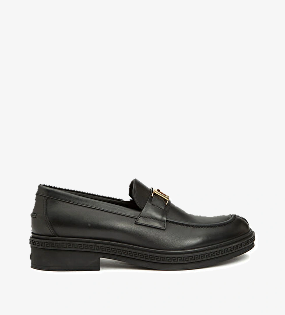 Siyah Erkek Deri Loafer - Görsel 1