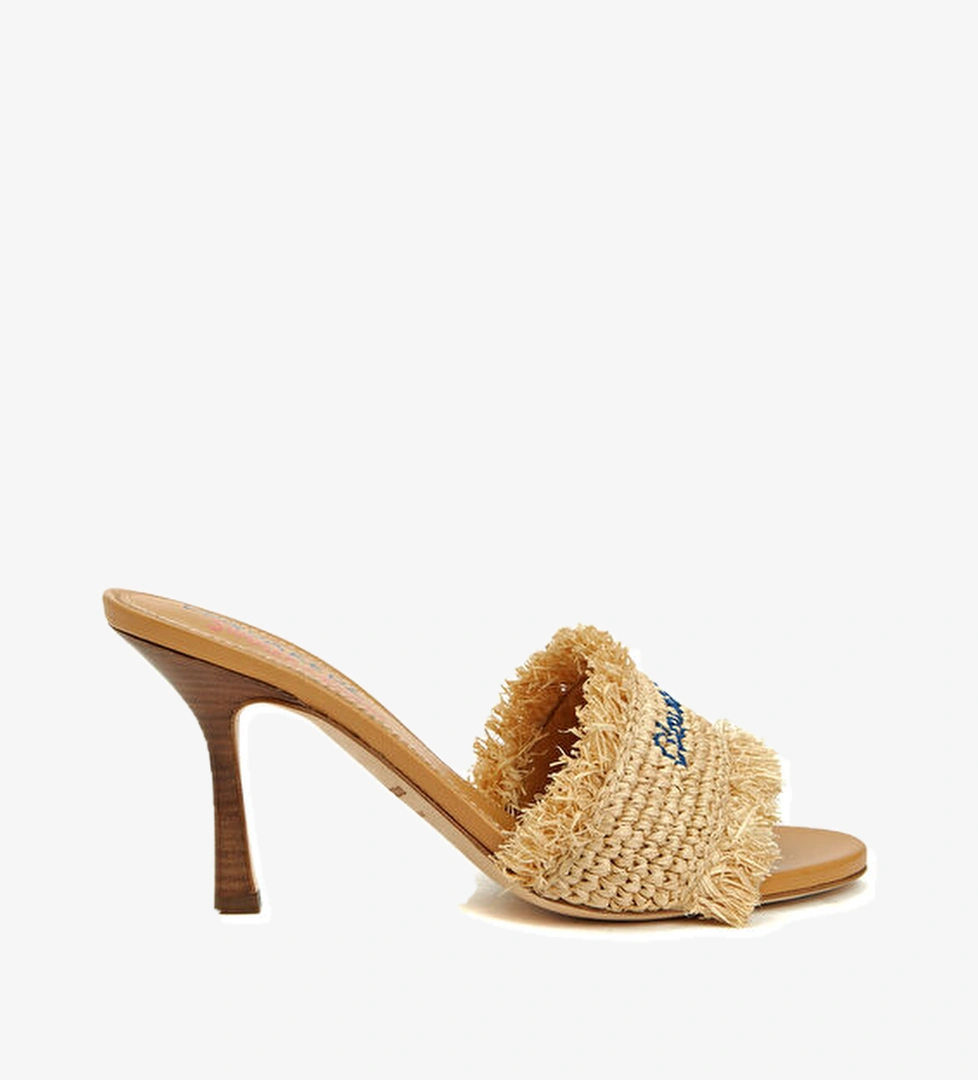 Dsquared2 Naturel Kadın Rafya Terlik model görseli