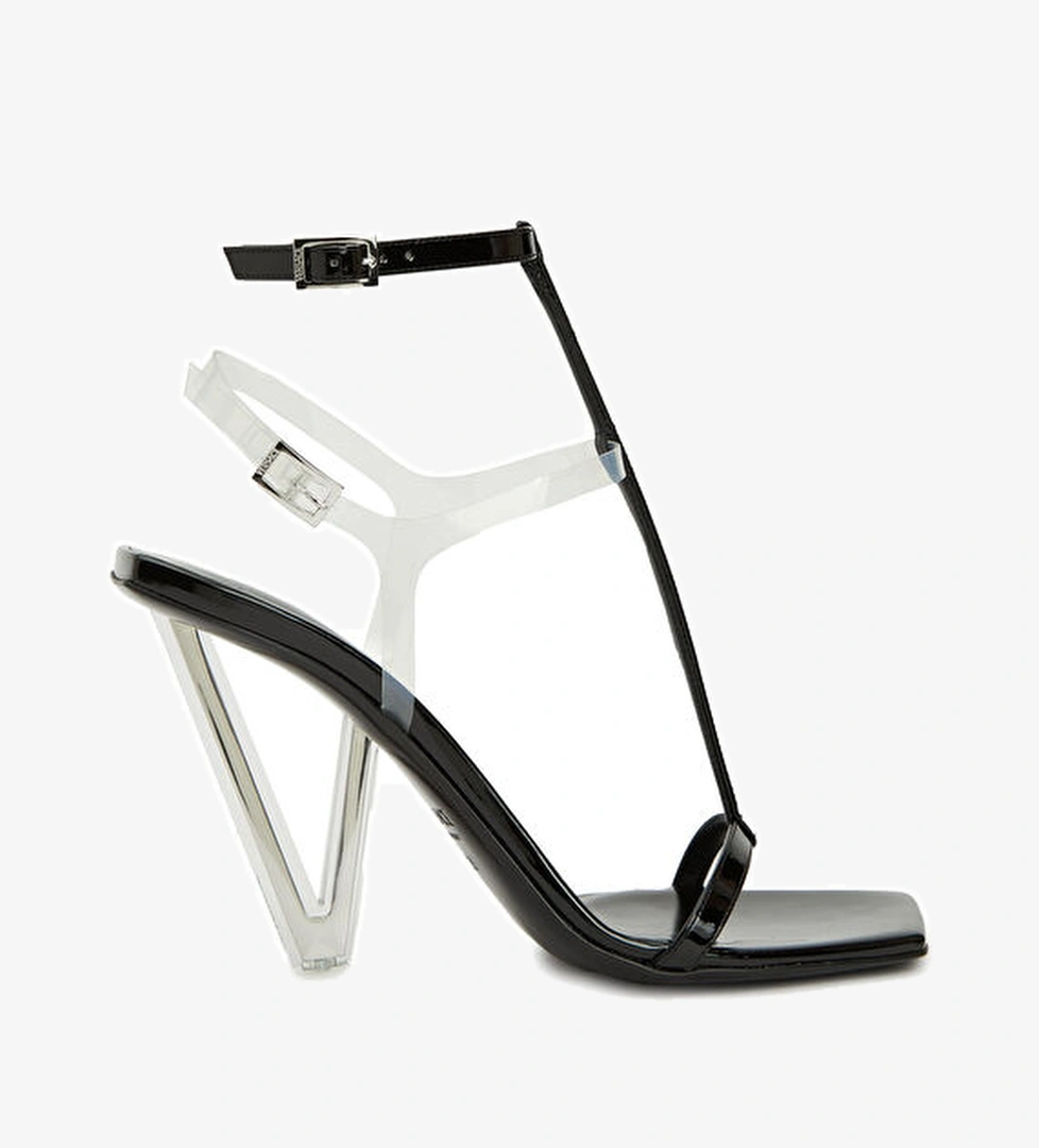 Versace Siyah Kadın Deri Sandalet model görseli