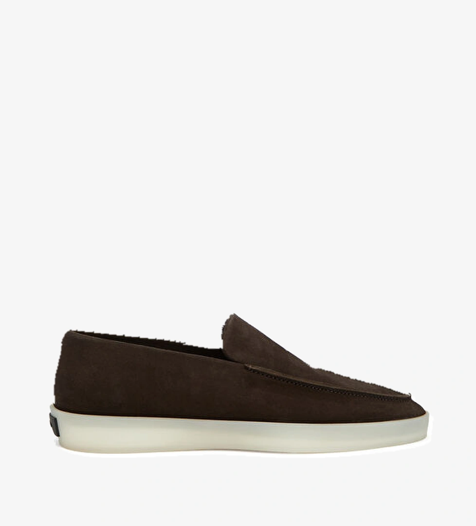 Fear Of God Koyu Kahverengi Kadın Deri Loafer model görseli