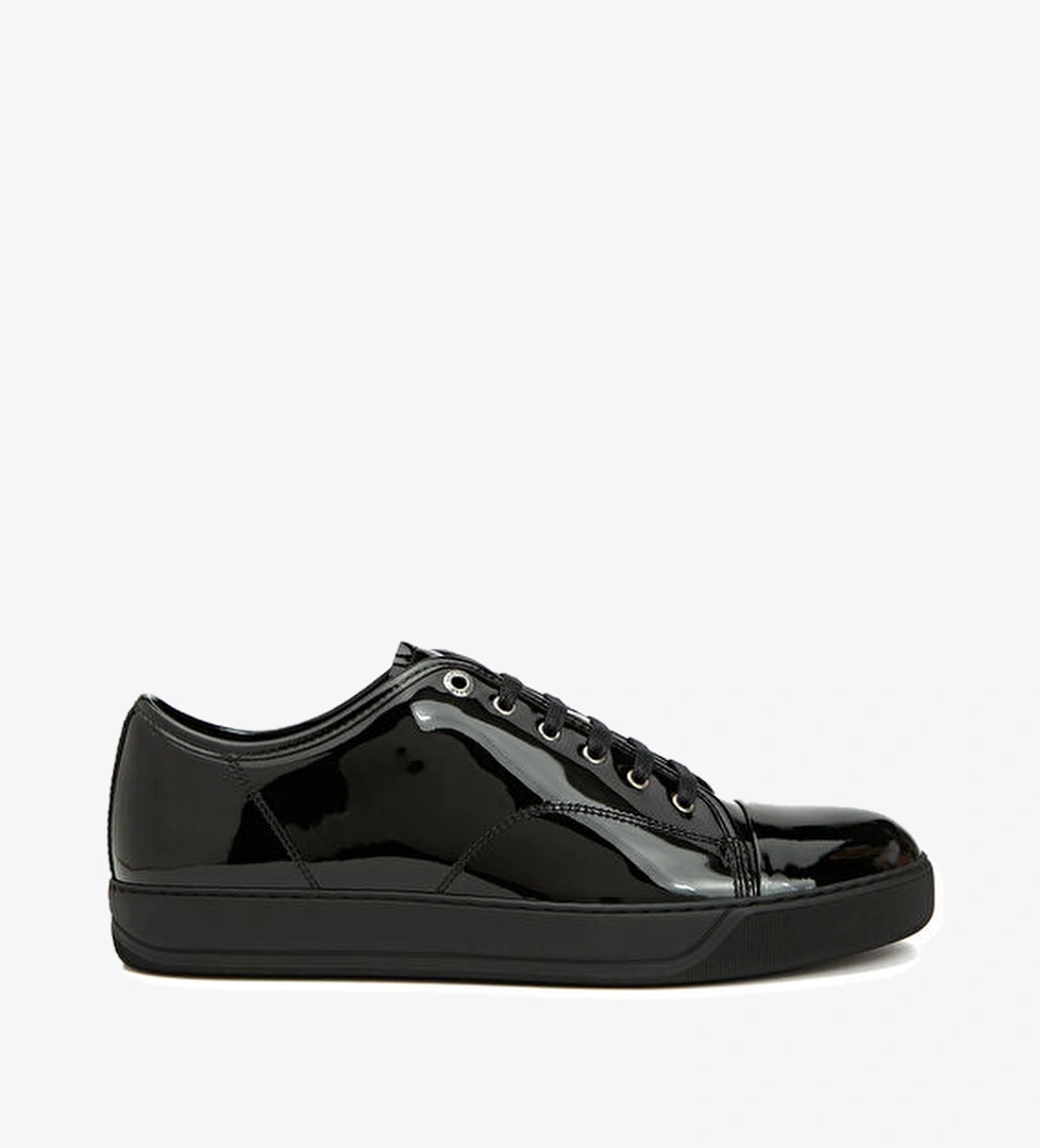 Lanvin Siyah Erkek Deri Sneaker model görseli