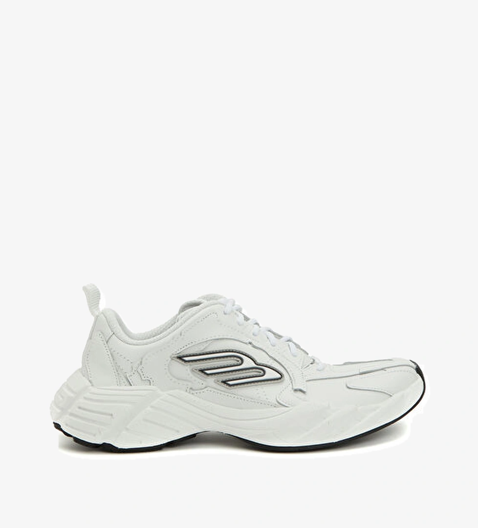 Balenciaga Monday Beyaz Kadın Deri Sneaker model görseli