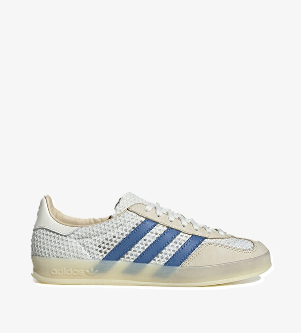 Adidas Gazelle Indoor Beyaz Mavi Kadın Deri Sneaker model görseli
