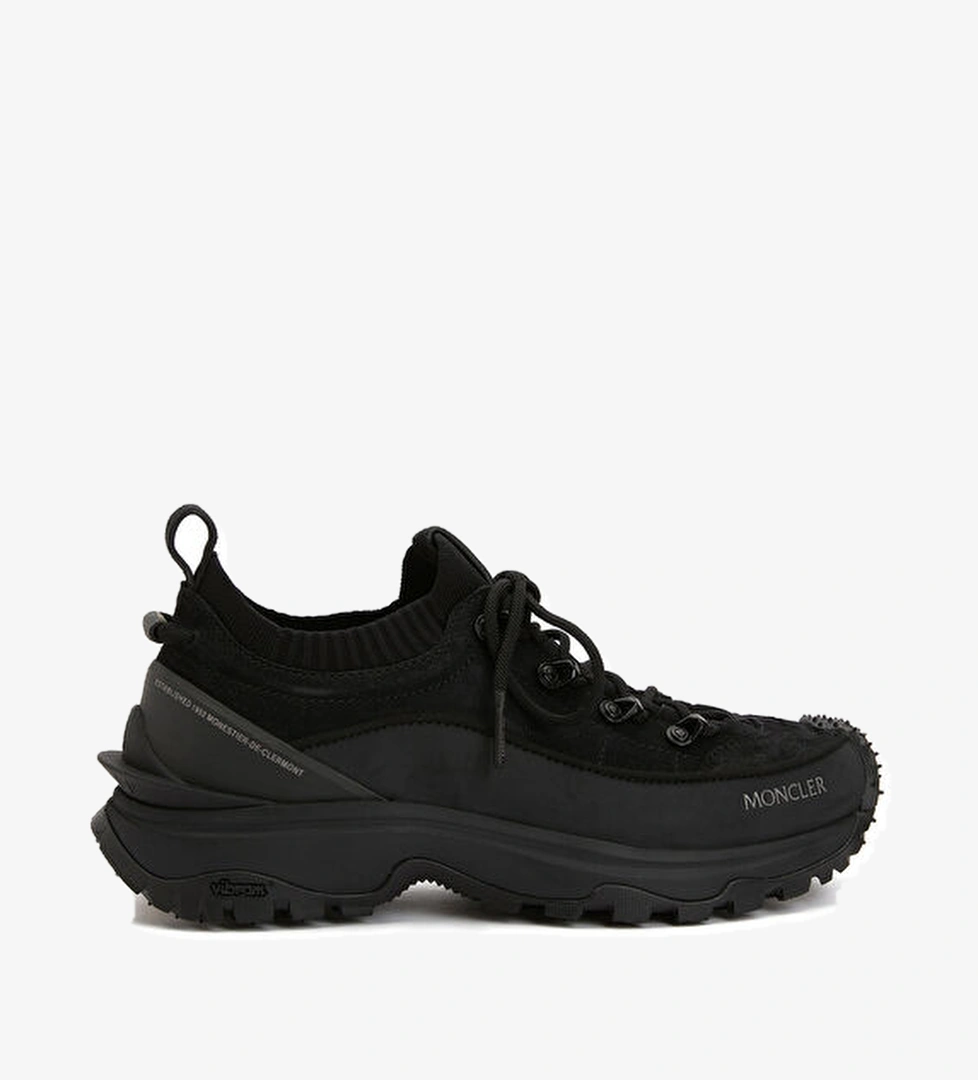 Moncler Trailgrip Lite 3 Siyah Kadın Deri Sneaker model görseli