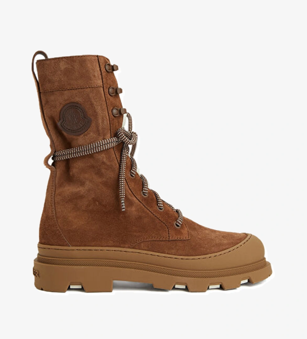 Moncler Kahverengi Kadın Deri Bot model görseli