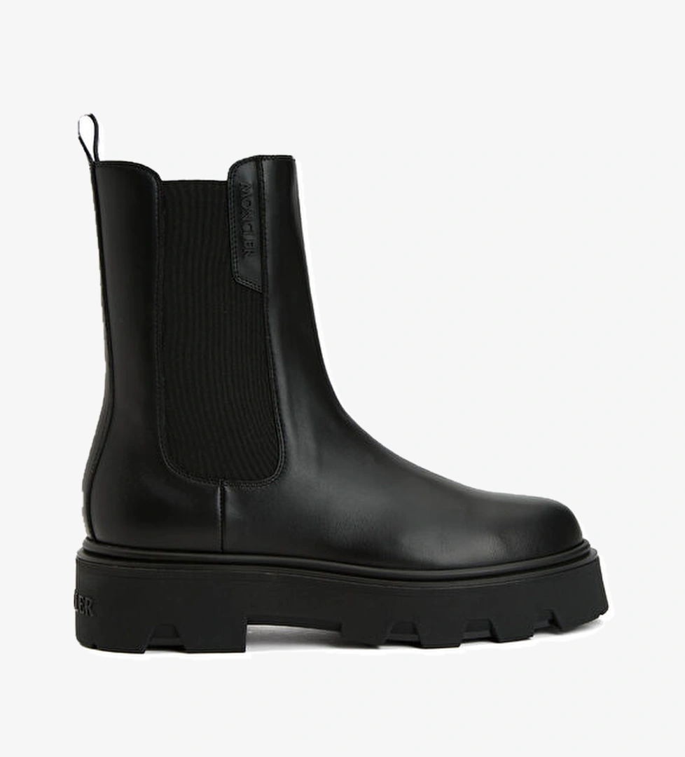 Moncler Siyah Kadın Deri Bot model görseli