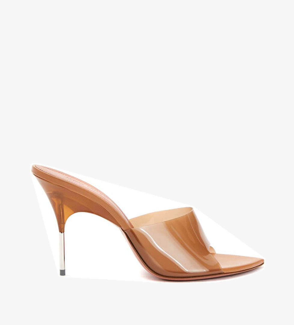 Amina Muaddi Silver Kadın Terlik model görseli