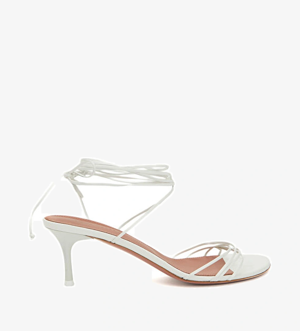 Amina Muaddi Topuklu Sandalet - Görsel 1