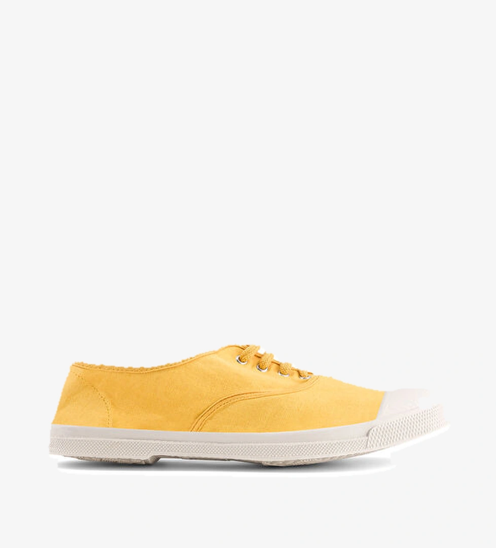 Lacet Sarı Kadın Sneaker - Görsel 1