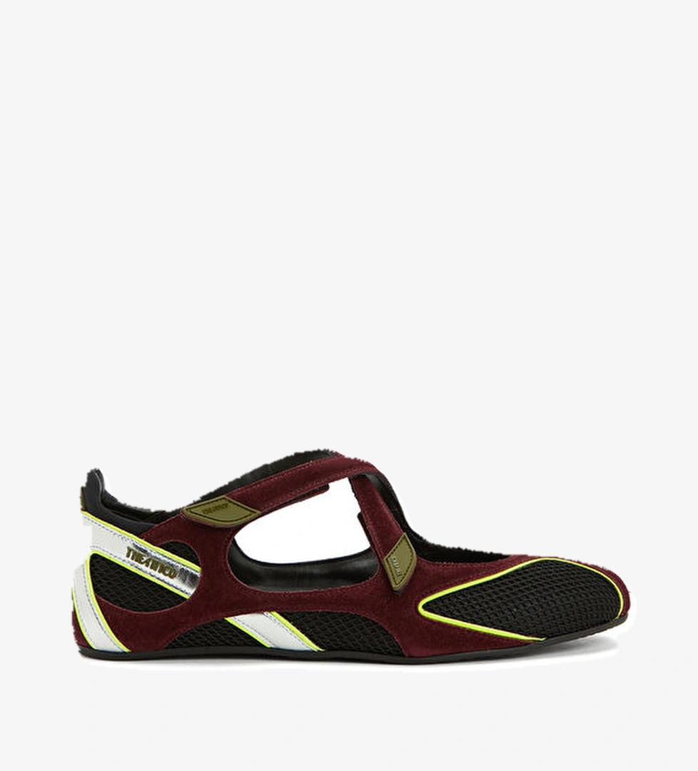 The Attico Floor 01 Bordo Siyah Babet model görseli