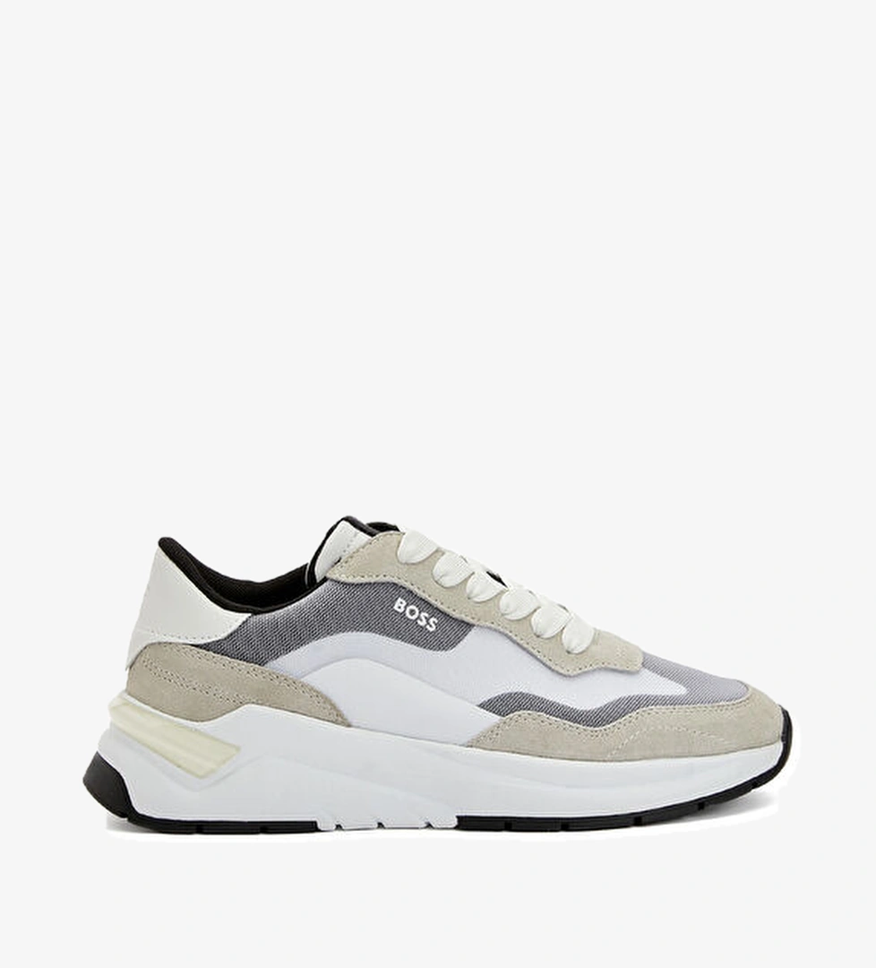 Boss Skylar Runn Beyaz Gri Kadın Sneaker model görseli