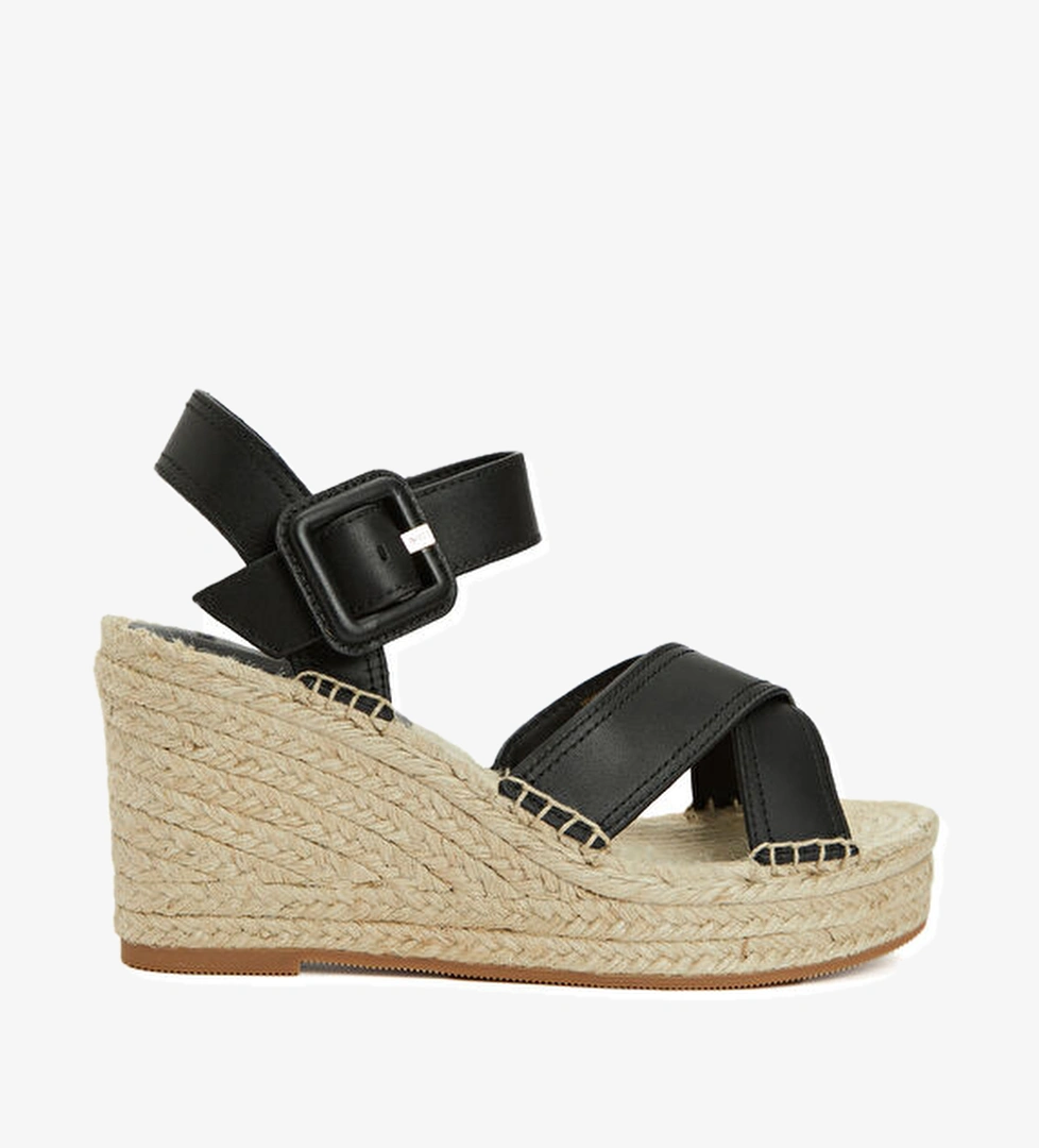 Boss Siyah Jüt Detaylı Kadın Espadril model görseli