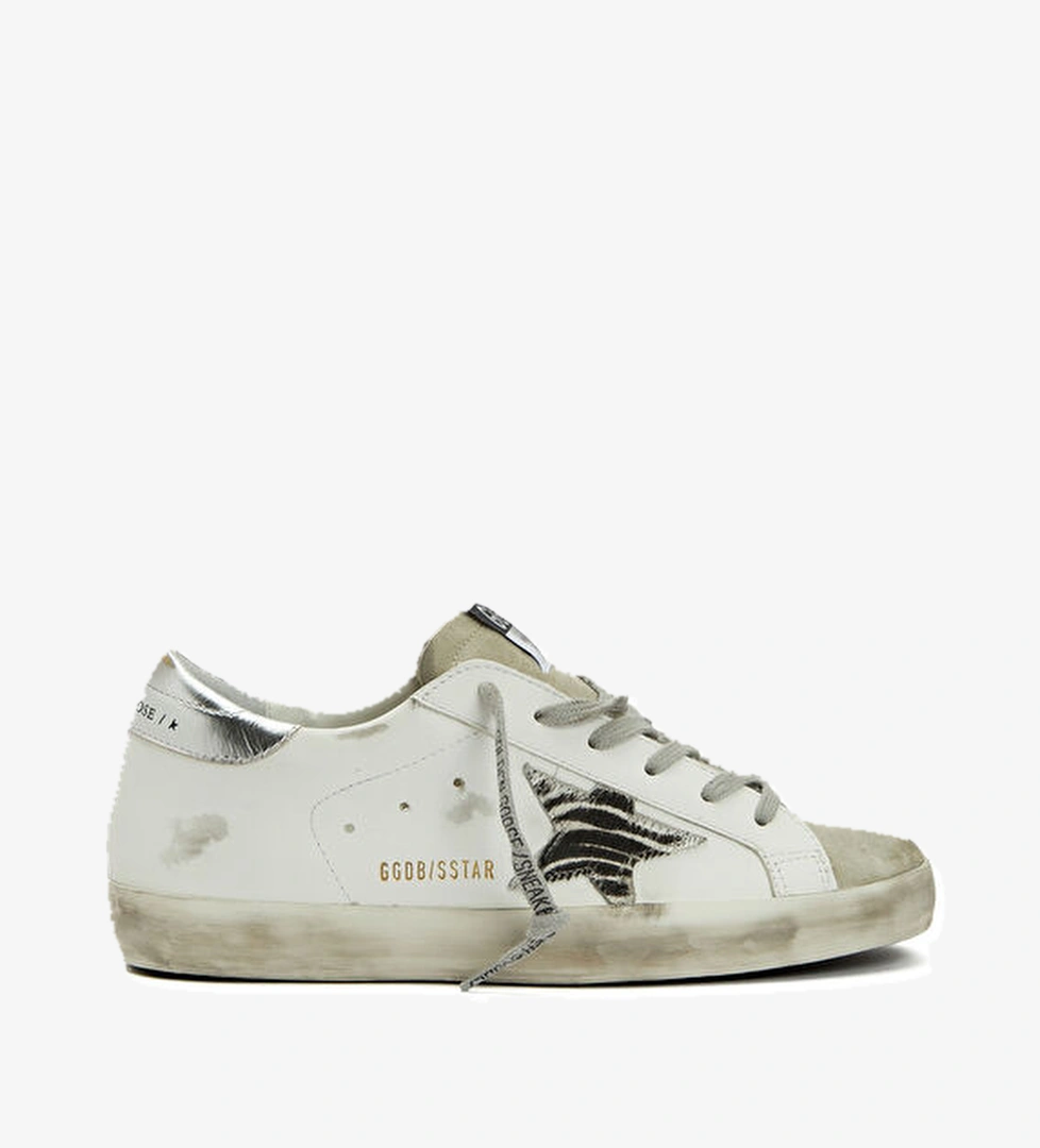 Golden Goose Golden Goose Super Star Kahve Beyaz Kadın Deri Sneaker | Beymen Kahve Beyaz - 1. görsel
