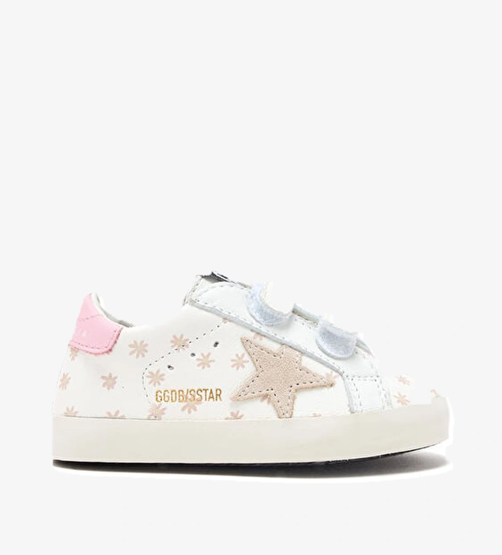 Golden Goose Sstar Beyaz Çocuk Deri Sneaker model görseli