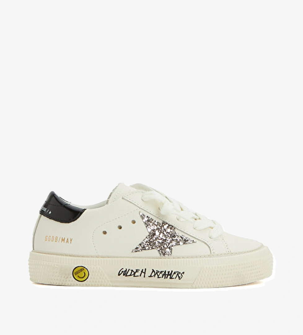 Golden Goose May Çok Renkli Unisex Çocuk Deri Sneaker model görseli