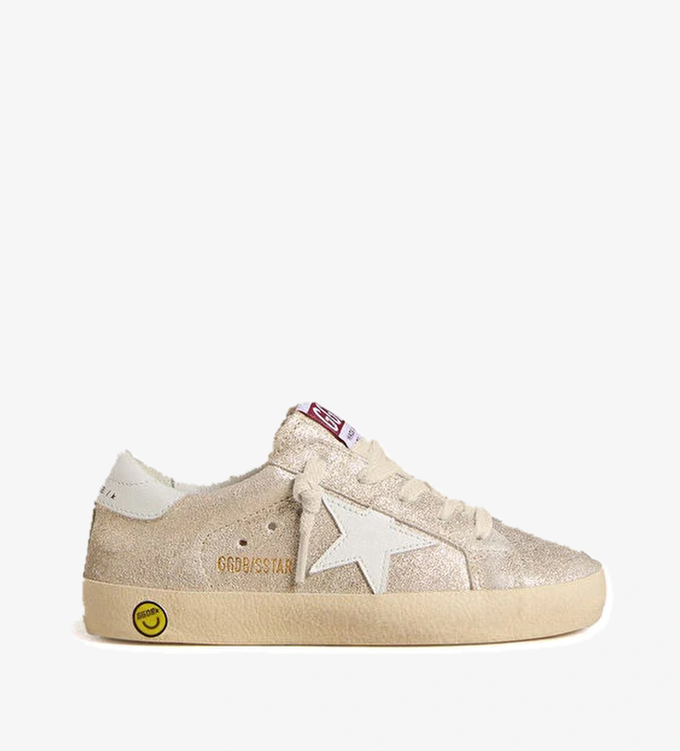 Golden Goose Sstar Gold Çocuk Deri Sneaker model görseli