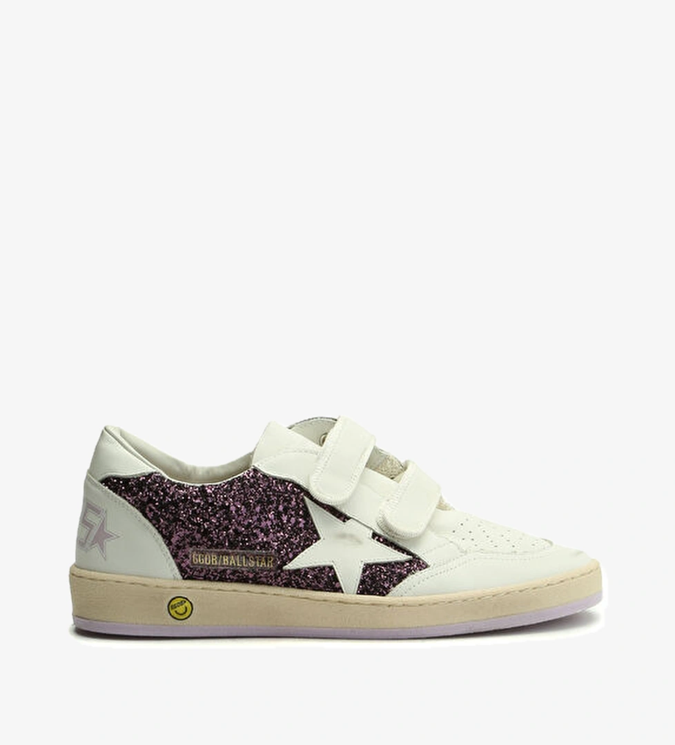 Golden Goose BallStar Çok Renkli Unisex Çocuk Deri Sneaker model görseli