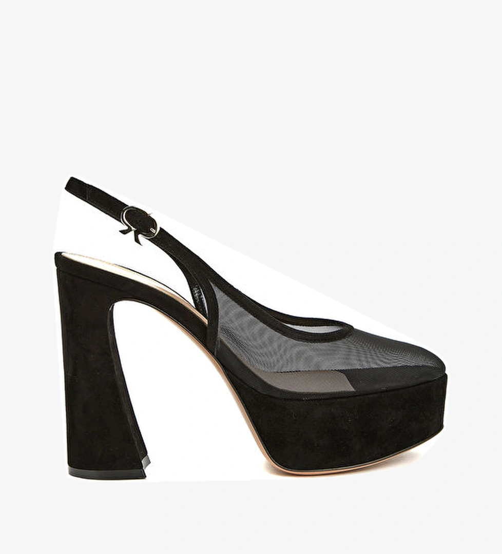 Gianvito Rossi Siyah Topuklu Ayakkabı model görseli