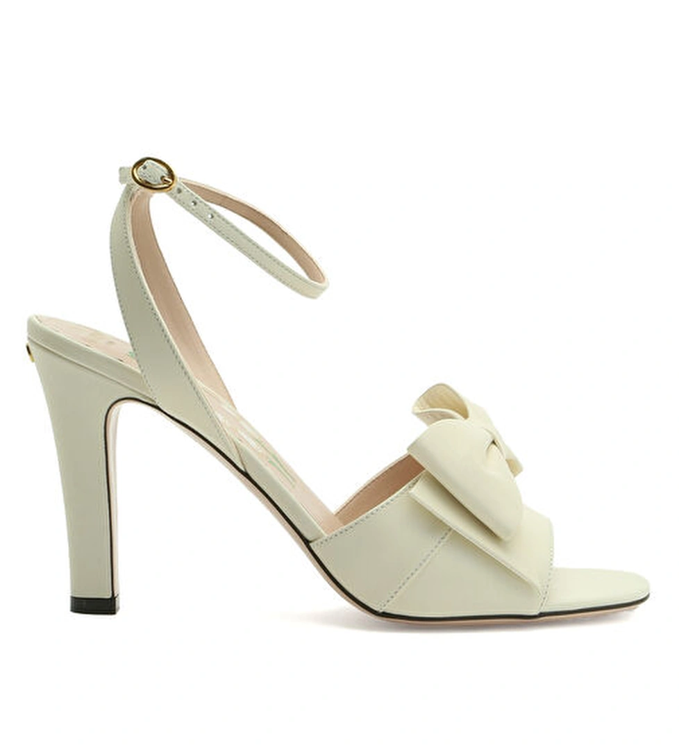 Valentino Garavani Ekru Kadın Deri Sandalet model görseli