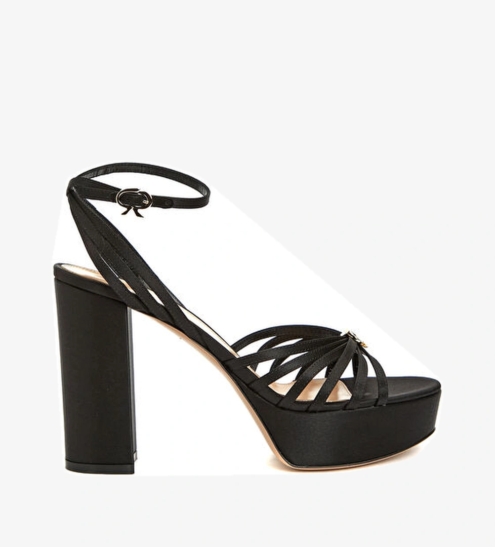 Gianvito Rossi Siyah Kadın Sandalet model görseli