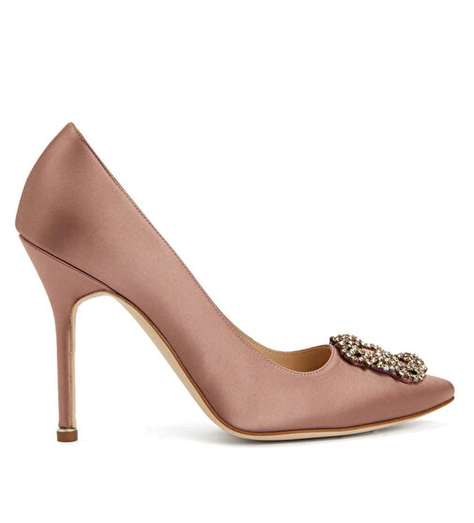 Gül Kurusu Topuklu Ayakkabı - Görsel 1