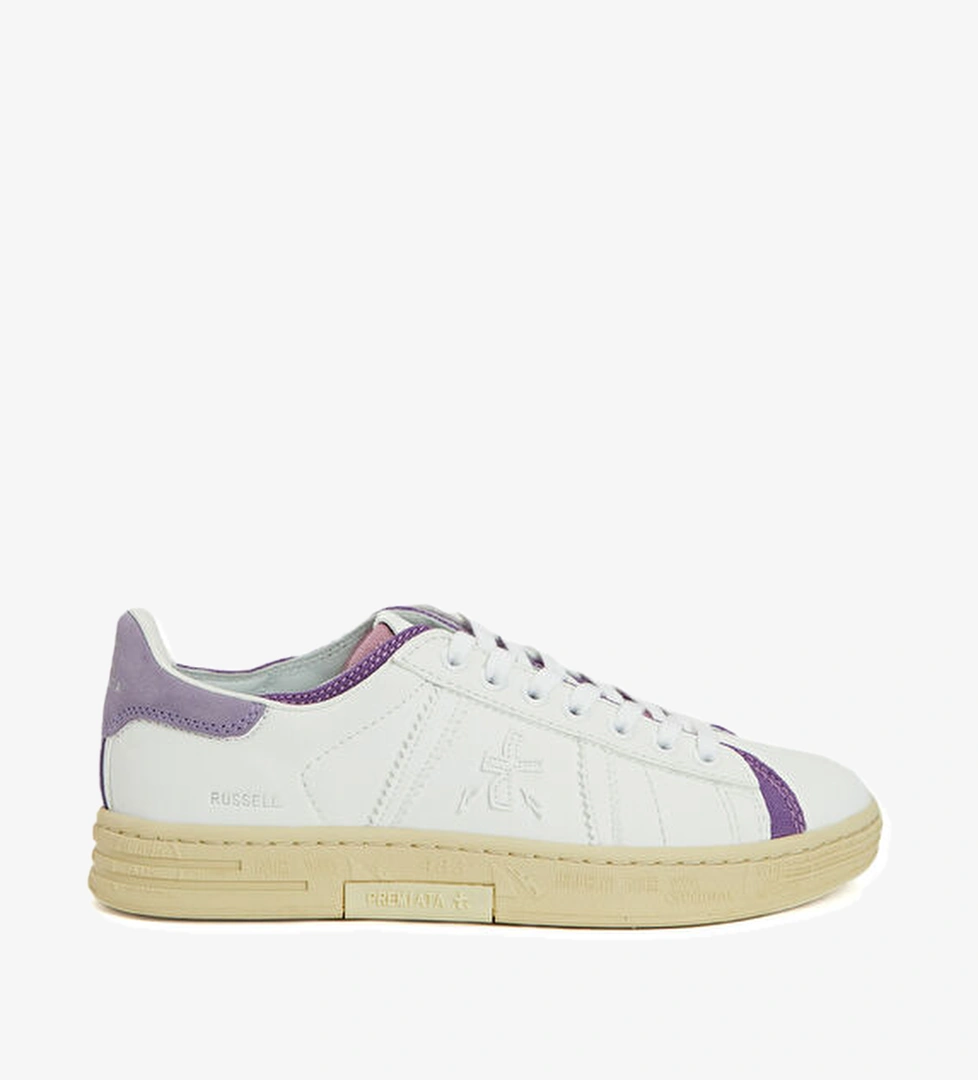 Premiata Russel Beyaz Mor Kadın Sneaker model görseli