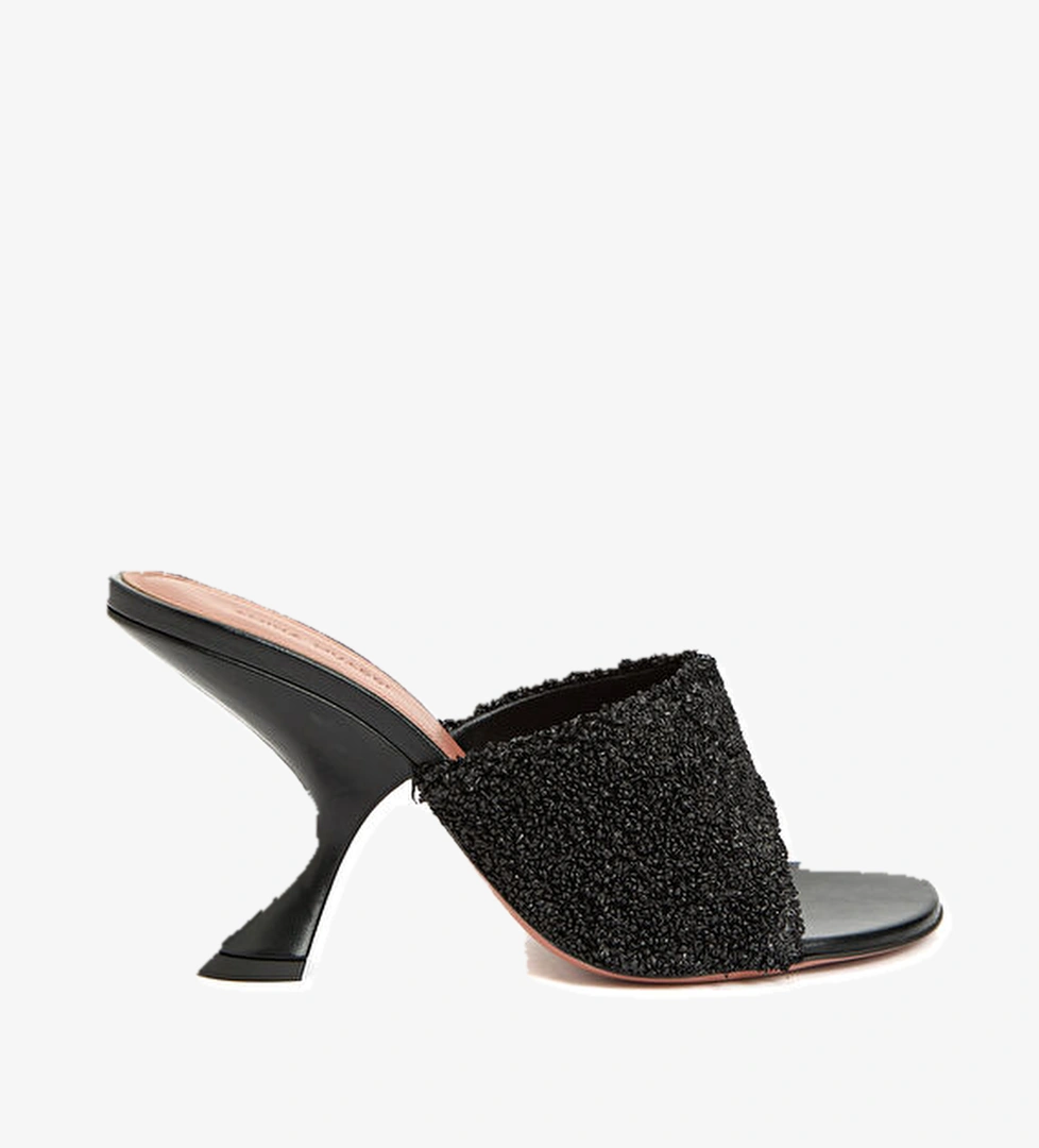 Amina Muaddi Taylor Siyah Kadın Terlik model görseli