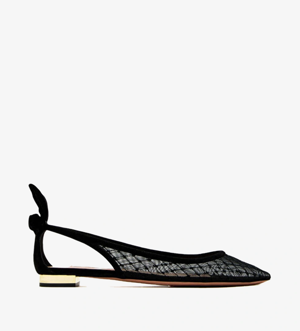 Aquazzura Siyah Aquazzura Puantiyeli