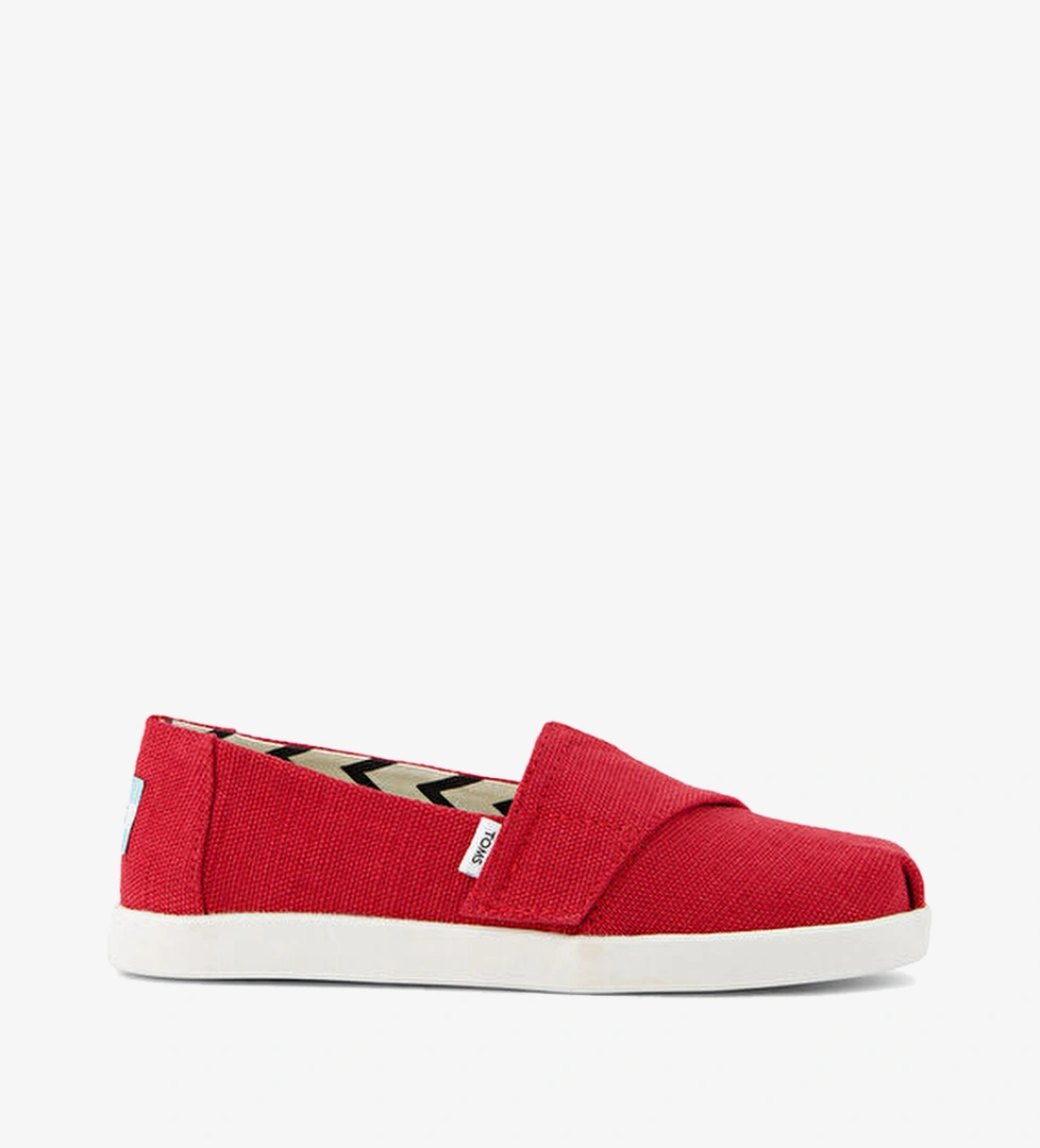 10022087 Alpargata Classic Heritage Kırmızı Kanvas Kız Çocuk Espadril