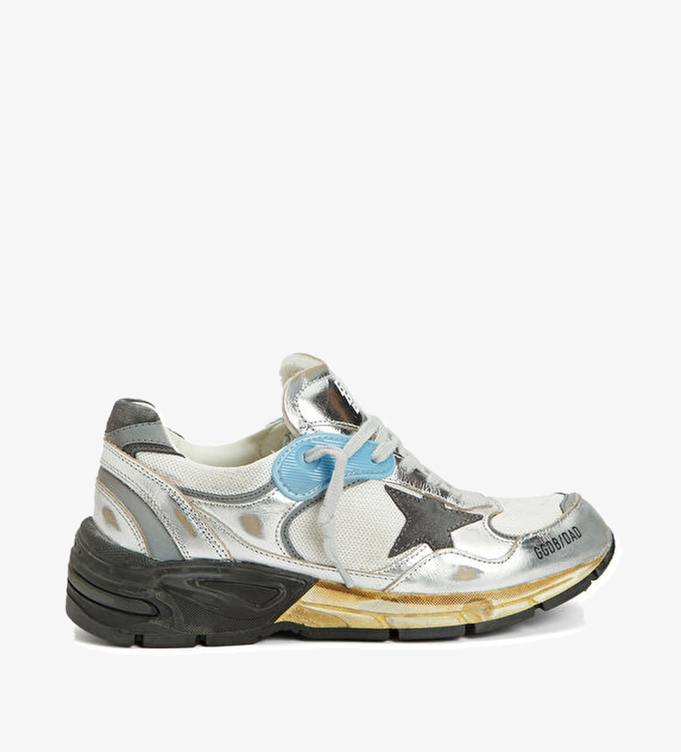Golden Goose Dad Star Silver Kadın Sneaker model görseli