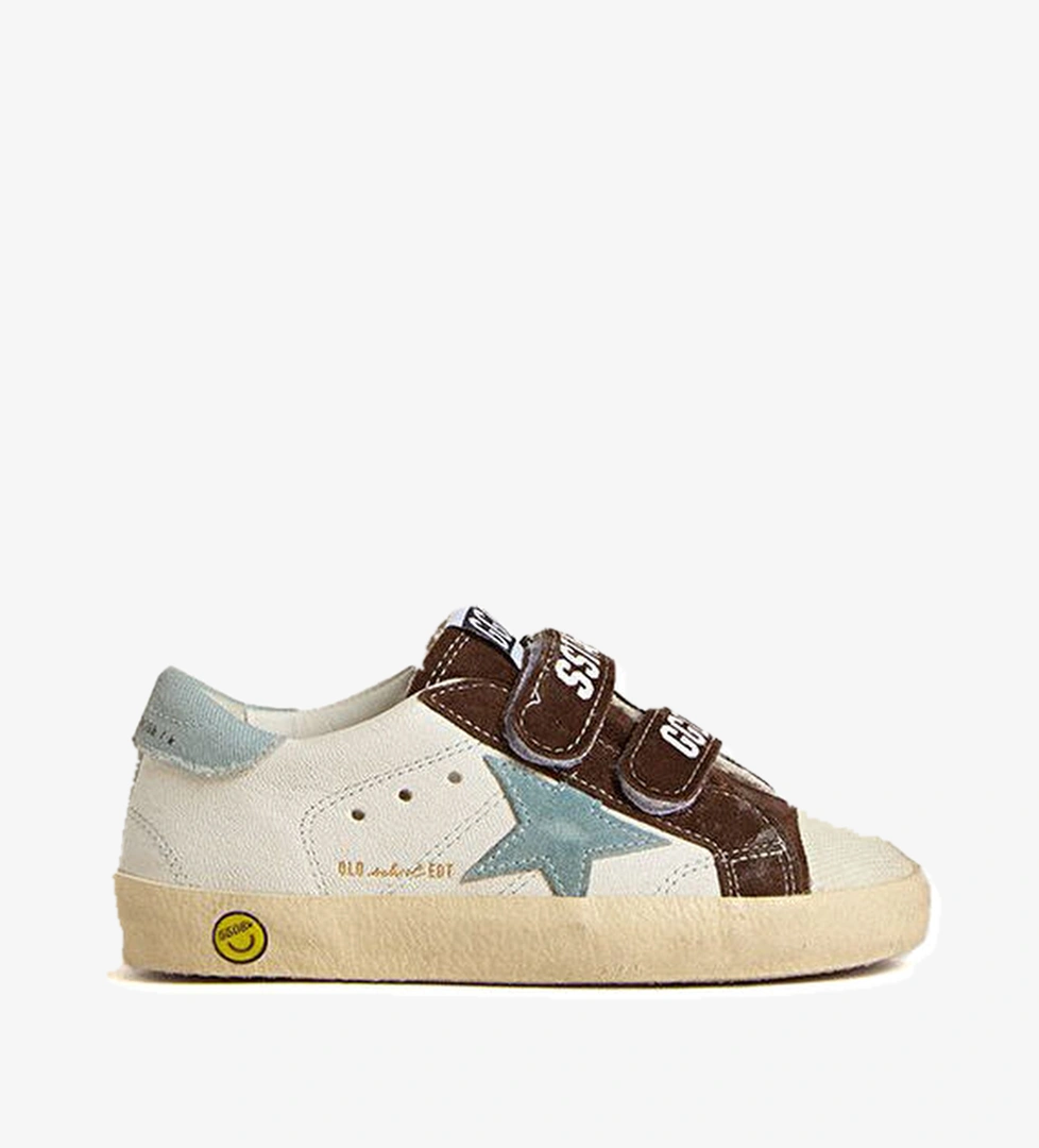 Golden Goose Old School Çocuk Deri Sneaker model görseli
