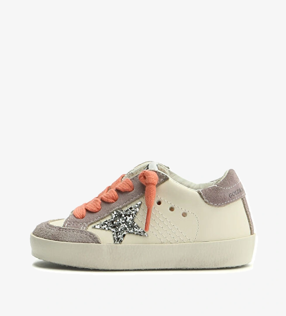 Golden Goose Super Star Çok Renkli Unisex Çocuk Deri Sneaker model görseli