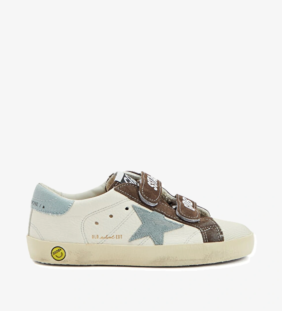 Golden Goose Old School Beyaz Unisex Çocuk Sneaker model görseli