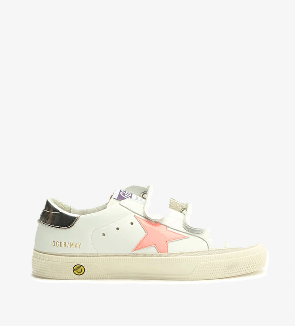 Golden Goose May Çok Renkli Unisex Çocuk Deri Sneaker model görseli