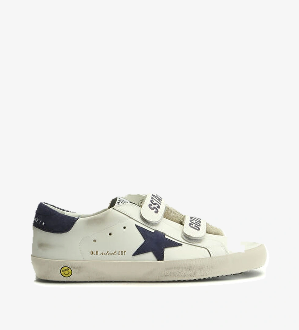 Golden Goose Old School EDT Çok Renkli Çocuk Deri Sneaker model görseli