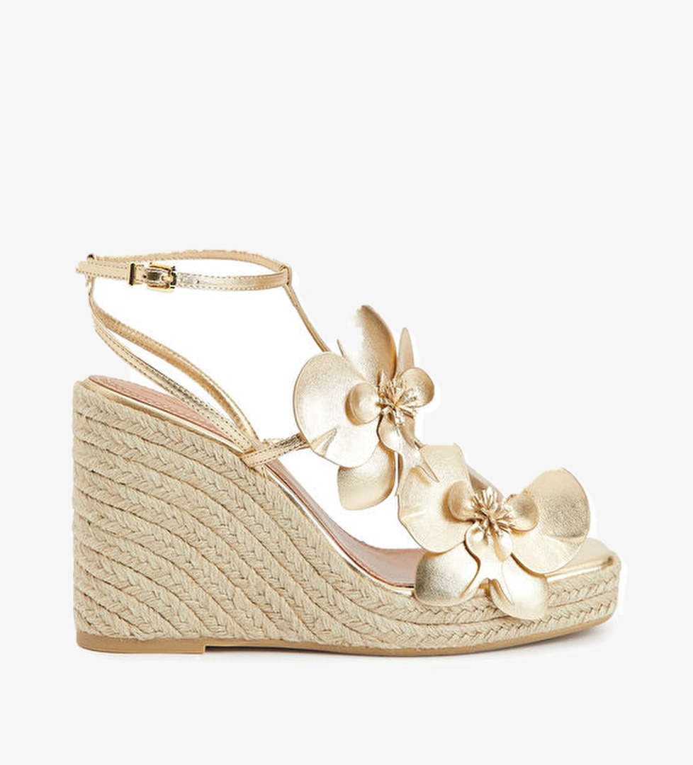 Zimmermann Orchid Wedge Gold Kadın Deri Sandalet model görseli