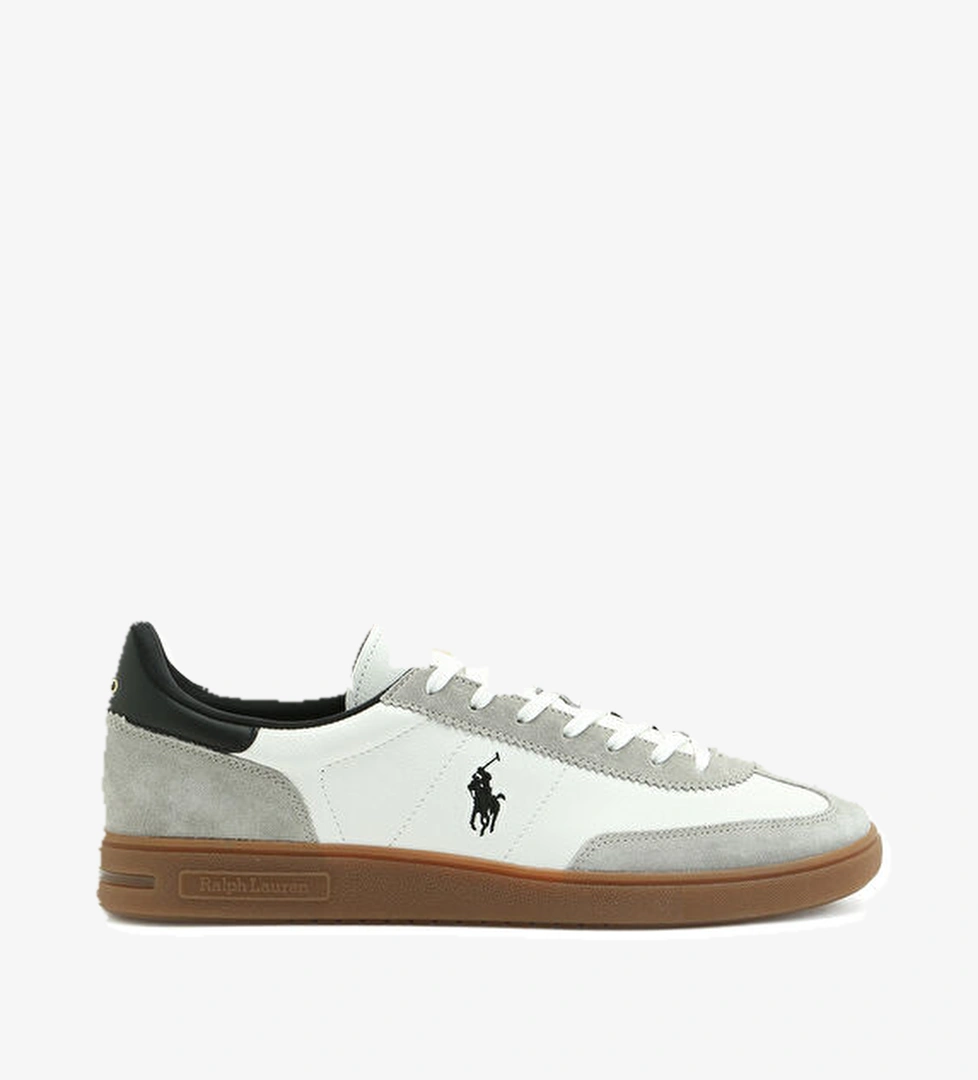 Polo Ralph Lauren Bedford Beyaz Gri Erkek Deri Sneaker model görseli