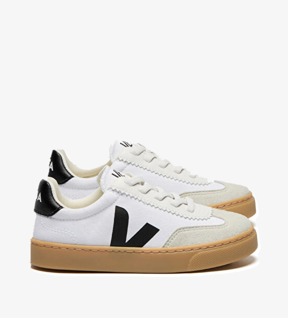 Veja Small Volley Beyaz Çocuk Organik Pamuk Sneaker model görseli