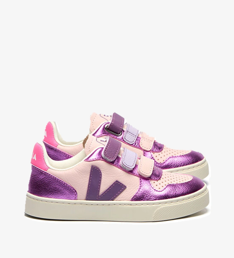 Veja Small V-10 Chromefree Çocuk Deri Sneaker model görseli