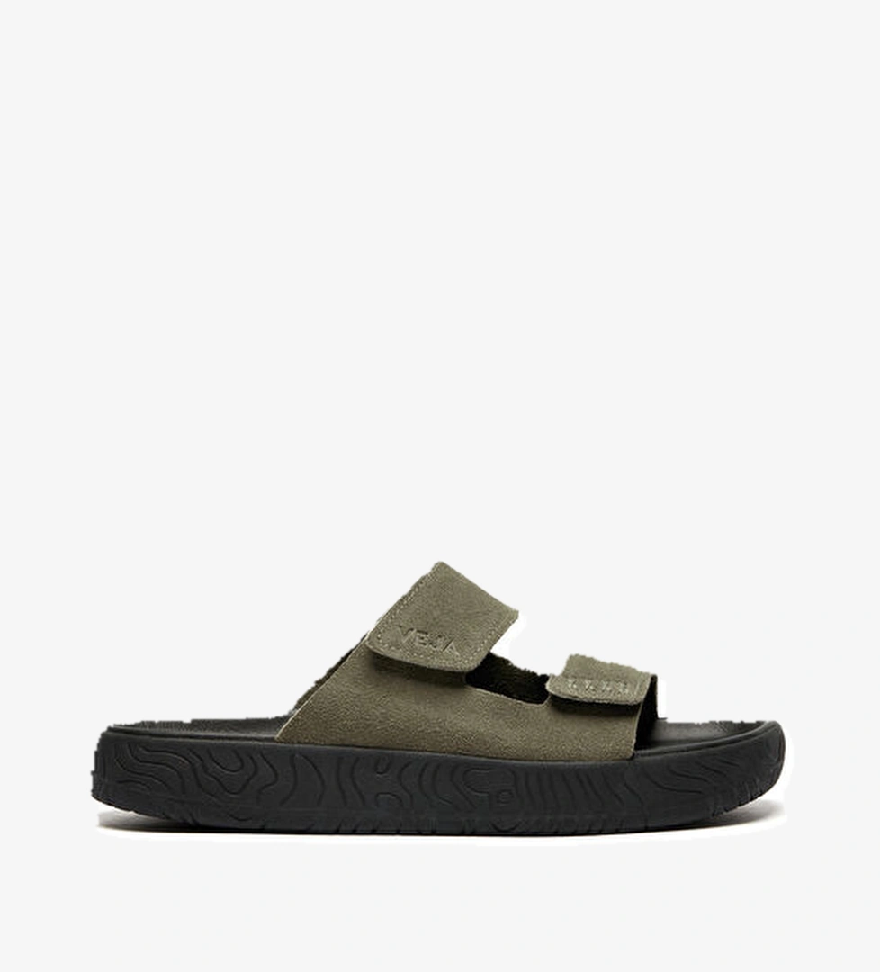 Veja Etna Haki Kadın Süet Terlik model görseli