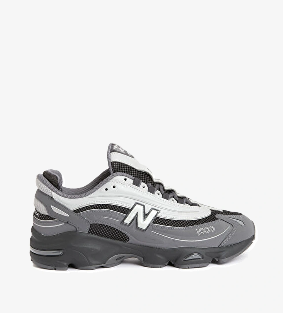 1000 Gri Erkek Sneaker - Görsel 1