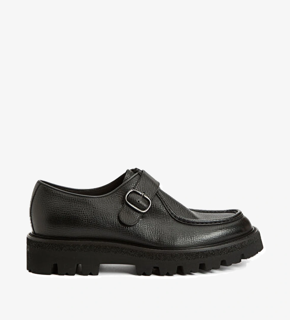 Barrett Siyah Erkek Deri Ayakkabı model görseli