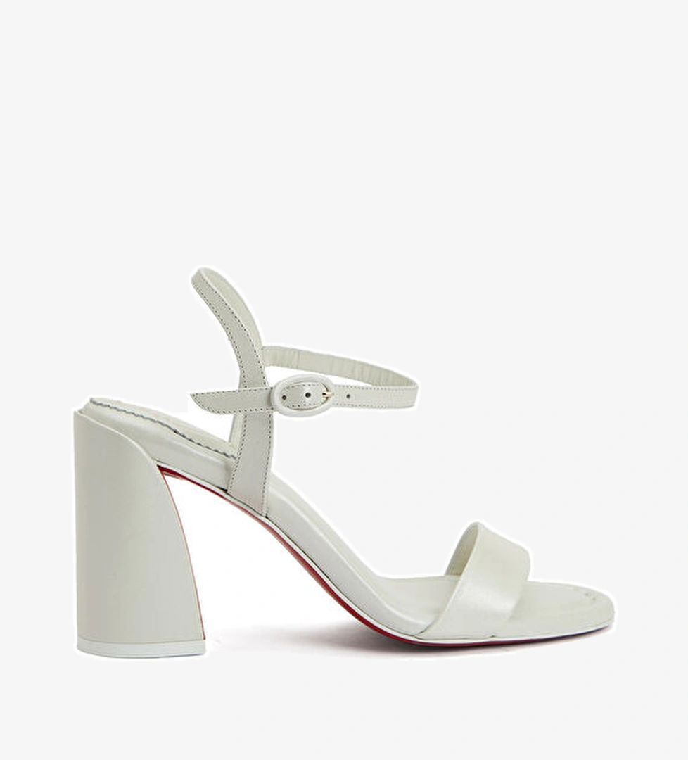 Christian Louboutin Miss Jane Beyaz Kadın Deri Sandalet model görseli