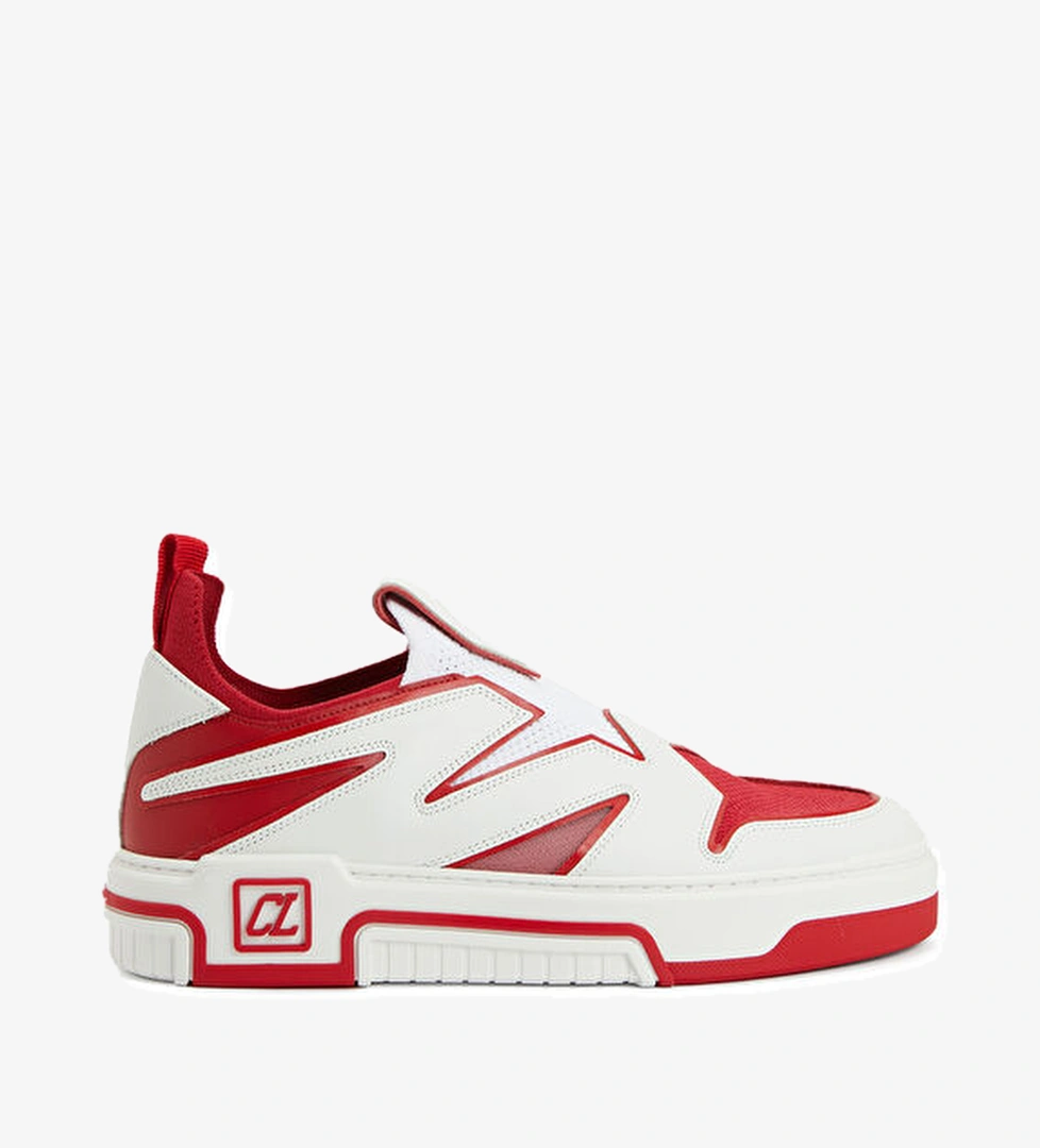 Christian Louboutin Astroflash Kırmızı Beyaz Erkek Deri Sneaker model görseli