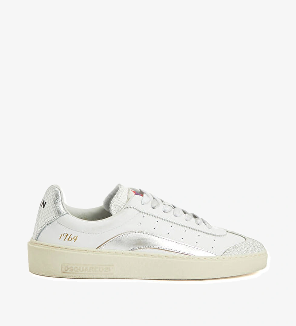 Rider Beyaz Kadın Deri Sneaker - Görsel 1